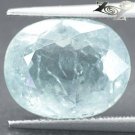 12 CT.Natural Oval facet 11*14 mm. Ocean Blue Celestite Celestine @ZOULTIER ONLY
