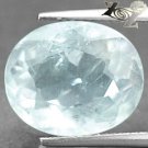 12.39 CT.Natural Oval Facet 12*14 mm. Intense Ocean Blue Celestite @ZoultierONLY