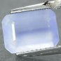 2.39 Ct.Natural Emerald 7.5*10 mm. Intense Lavender Blue Africa Chalcedony &ccedil;��&eacute;&laquo;�