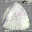 Natural Trillion 7.5 mm Purple Patch White Russia Charoite 1.62 CT.Limited Stock