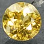 Full Fire Natural Round 5 mm. Sri Lanka Yellow Chrysoberyl 0.89 CT.Gemstones