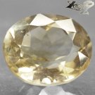 9.24 Ct.Rare Natural Oval 12*14 mm.Brandy Yellow Tanzania Citrine Quartz Gems