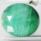 7.8 CT.Natural Oval 11*13 mm. Intense Juicy Green Serbia Emerald Beryl Gemstones