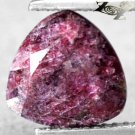 2.95 CT.Natural Trillion 9.5 mm. Magenta Red Whole Piece Canada Eudialyte Gems