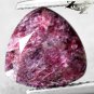 2.95 CT.Natural Trillion 9.5 mm. Magenta Red Whole Piece Canada Eudialyte Gems