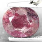 Natural Oval 6.5*7.5 mm. Intense Magenta Red Crystal Canada Eudialyte 1.81 CT.