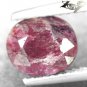 Natural Oval 6.5*7.5 mm. Intense Magenta Red Crystal Canada Eudialyte 1.81 CT.