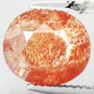 3.9 CT.Natural Oval 9*10.5 mm.Spark Hematite Platelet Illusion Confetti Sunstone