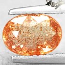 Natural Oval 6*8 mm. Spark Copper Orange Illusion Confetti Sunstone 1.23 CT.Gems
