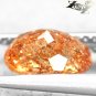 Natural Oval 6*8 mm. Spark Copper Orange Illusion Confetti Sunstone 1.23 CT.Gems