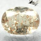 2.04 CT.Natural Oval 7*9.5 Spark Hematite Kiwi Green Illusion Confetti Sunstone