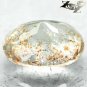 2.04 CT.Natural Oval 7*9.5 Spark Hematite Kiwi Green Illusion Confetti Sunstone