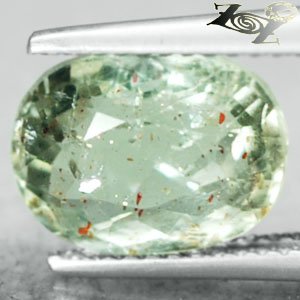 3.5 CT.Natural Oval 8.5*11 Spark Orange Intense Green Illusion Confetti Sunstone