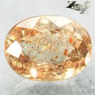 Firely Natural Oval 6*8 mm Spark Hematite Peach Orange Confetti Sunstone 1.56 CT