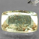 5.65 CT.Natural Cushion 9.5*14.5 mm. Spark Orange Kiwi Green Confetti Sunstone