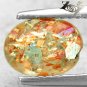 Natural Oval 6*8 mm Spark Hematite Kiwi Green Illusion Confetti Sunstone 1.07 CT