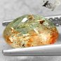 Natural Oval 6*8 mm Spark Hematite Kiwi Green Illusion Confetti Sunstone 1.07 CT