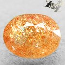 Natural Oval 6.5*8 mm.Spark Copper Hematite Illusion Confetti Sunstone 1.36 CT.