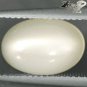 4.72 CT.Natural Oval 8.5*12 mm. Strong Cat's Eye Milky Yellow Moonstone Feldspar