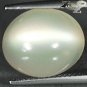 9.38 CT.Natural Oval 11.5*14 Adularescence Holy White Oligoclase Moonstone 月長石