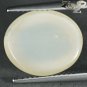 9.38 CT.Natural Oval 11.5*14 Adularescence Holy White Oligoclase Moonstone 月長石