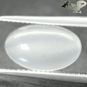 4.53 CT.Natural Oval 8*14 mm. Strong Cat's Eye Tanzania Holy White Moonstone Gem
