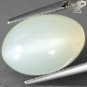 12.19 CT.Natural Oval 11.5*17 mm. Cat's Eye Effect Crystal White Moonstone Gems