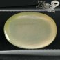 5.67 CT.Natural Oval 9*13 mm. Gold Cat's Eye Effect Silky Yellow Moonstone 月長石
