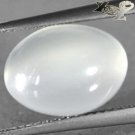 5.51 CT.Natural Oval 9*12.5 mm. Strong Cat's Eye Silky Yellowish Moonstone Gems
