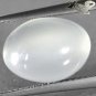 5.51 CT.Natural Oval 9*12.5 mm. Strong Cat's Eye Silky Yellowish Moonstone Gems