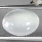5.51 CT.Natural Oval 9*12.5 mm. Strong Cat's Eye Silky Yellowish Moonstone Gems