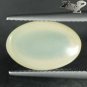 5.92CT.Natural Oval 9.5*14 Strong Cat's Eye Silky White Oligoclase Moonstone 月長石