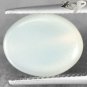 8.87 CT.Natural Oval 10.5*13 mm. Cat's Eye Effect Smoky Gray Moonstone Feldspar