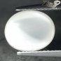 4.33 CT.Natural Oval 9*11 mm. Strong Cat's Eye Crystal White Moonstone Feldspar