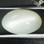 10.11 CT.Natural Oval 10*16 mm. Strong Cat's Eye Effect Silky Yellow Moonstone