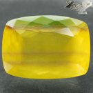 58.55 Ct.Natural Cushion 19.5*26 mm Purple Layers Lemon Yellow Green Fluorite 螢石