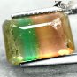 5.82Ct.Natural Emerald 9*12mm Green Purple Canary Yellow Layer Clear Fluorite &egrave;�&cent;&ccedil;�&sup3;