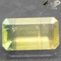 7.67 Ct.Natural Emerald 10*17mm Purple Layers Bright Lemon Yellow Green Fluorite