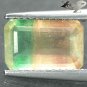 2.55 Ct.Natural Emerald 7*10.5 mm. Purple Green Yellow Vietnam Rainbow Fluorite