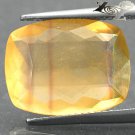 11.15 Ct.Natural Cushion 13*17 mm. Purple Green Banded Yellow Vietnam Fluorite