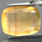11.15 Ct.Natural Cushion 13*17 mm. Purple Green Banded Yellow Vietnam Fluorite