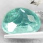 7.95 CT.Firely Natural Oval 10*12.5 mm. Intense Bright Green Vietnam Fluorite