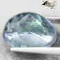 13.73 CT.Firely Natural Oval 12*15.5 mm. Intense Green Purple Layer Fluorite Gem