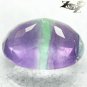 8.02 CT.Natural Oval 11*14mm Intense Purple Green Zone Clear Vietnam Fluorite 螢石