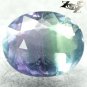 8.44 CT.Natural Oval 11 * 13 mm. Purple Blue Green Zone Vietnam Fluorite Gems