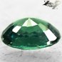 VVS 1 Firely Natural Oval 4*5 mm. Vivid Green Blue Color Change Garnet 0.46 CT.