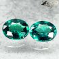 Pair Match Natural Oval 3.5*4.5 mm.Vivid Blue Green Color Change Garnet 0.61 CT.
