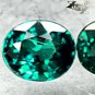 Pair Natural Oval 4*5 mm.Vivid Blue Green Nandagala Color Change Garnet 0.87 CT.