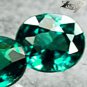 Pair VVS Natural Oval 3.5*4 mm.Vivid Blue Green Color Change Garnet 0.63 CT.Gems