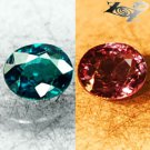 VVS Natural Oval 4*5 mm. Vivid Blue Green Nandagala Color Change Garnet 0.51 CT.